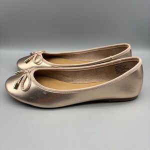 No Parking Ballet Flats Women’s Size 7 Larsah Bronze Pink Slip On